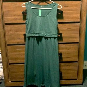 BB Hoping Green Midi Dress